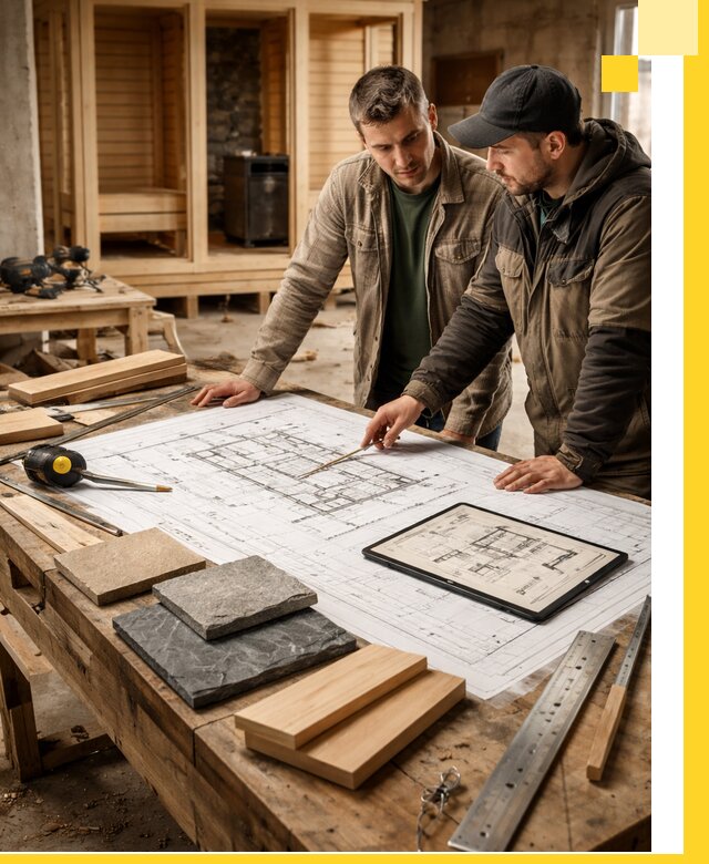 Проекты бань под ключ и планы строительства в Моршанске