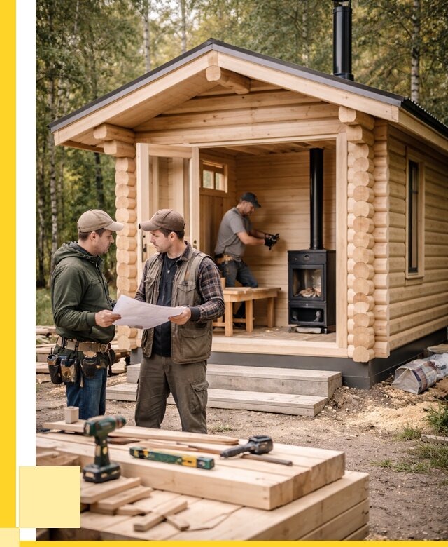 Монтаж бань под ключ в Моршанске — от 207700 р. | ЭриданМрш