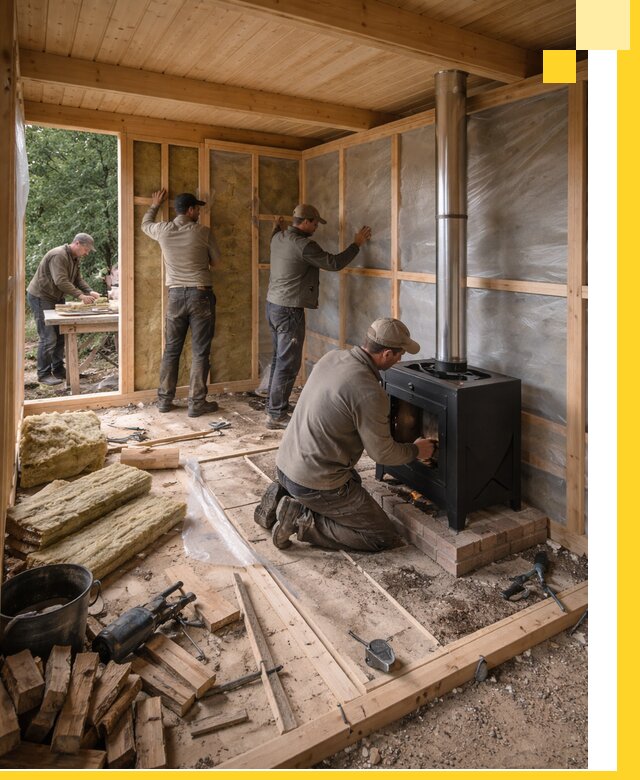 Профессиональный монтаж бань под ключ в Моршанске для дома