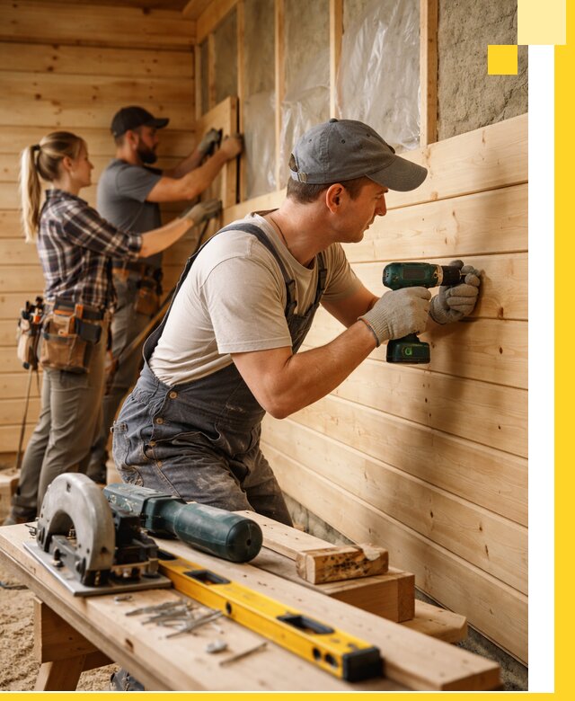 Обшивка бань под ключ в Моршанске: отделка стен и потолков