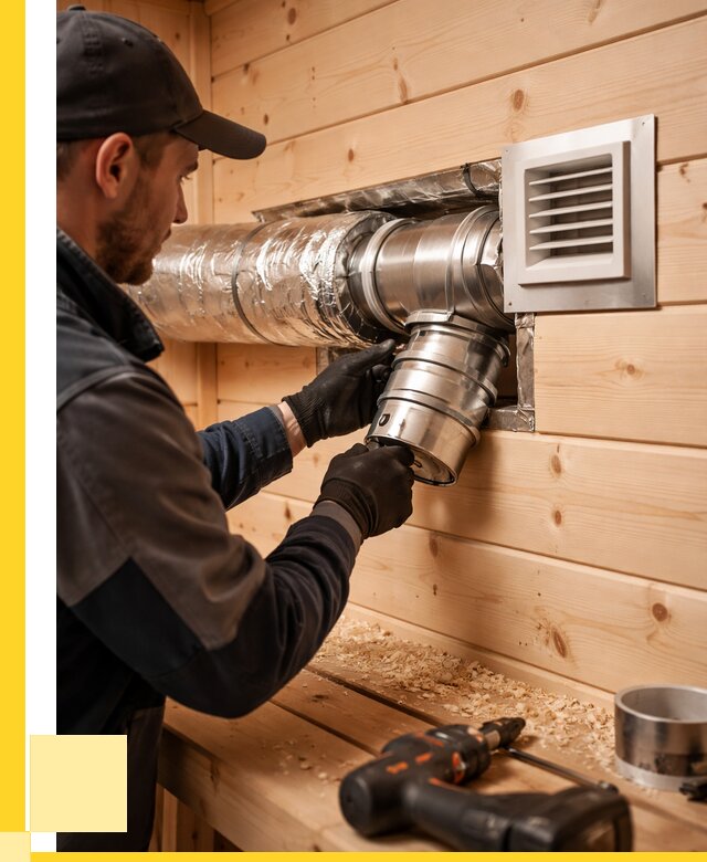 Монтаж вентиляции бани в Моршанске от 12462 р. | ЭриданМрш