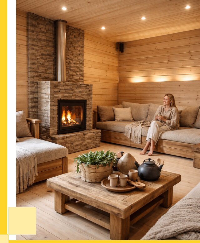 Проект бани с комнатой отдыха в Моршанске от 36348 р. | ЭриданМрш