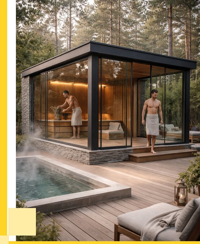 Стеклянные бани и двери в Моршанске от 467325 р. | ЭриданМрш