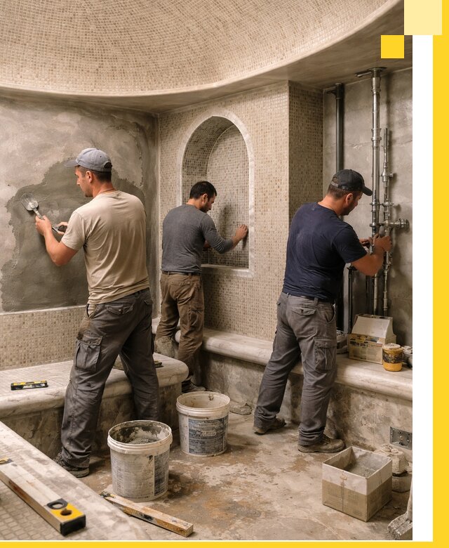 Профессиональный монтаж хамамов под ключ в Моршанске с гарантией