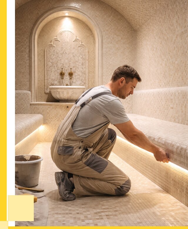 Отделка хамамов под ключ в Моршанске от 5712 р. | ЭриданМрш