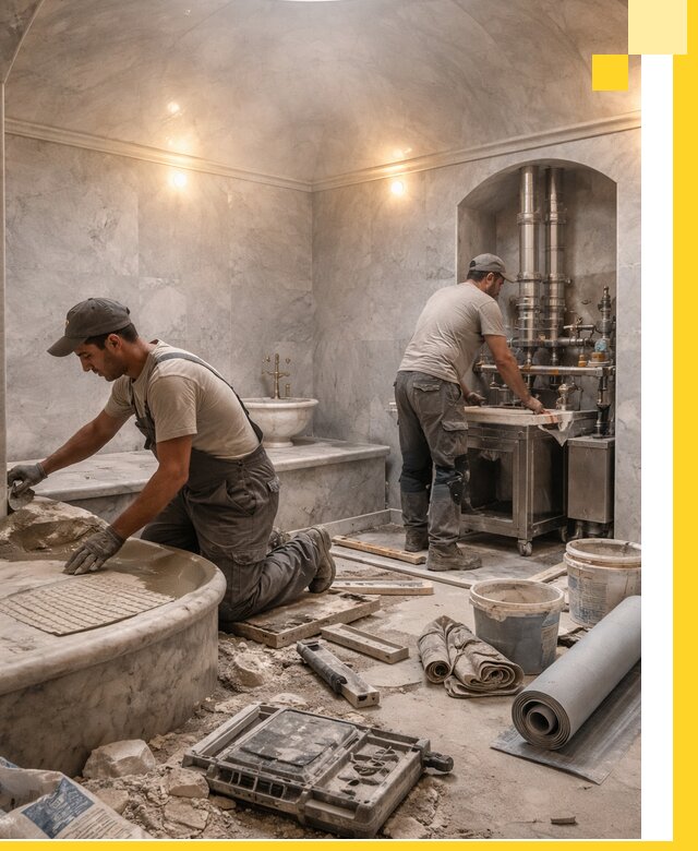 Строительство турецких бань хаммам под ключ в Моршанске