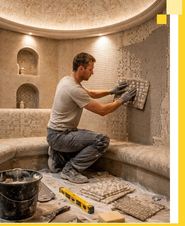 Устройство и монтаж домашнего хамама под ключ в Моршанске