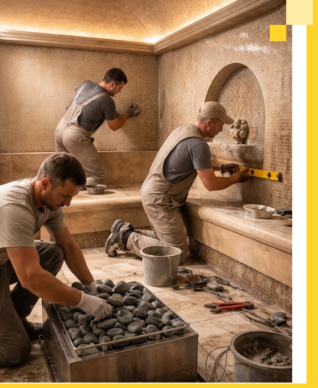 Проектирование и строительство хамама и сауны в Моршанске