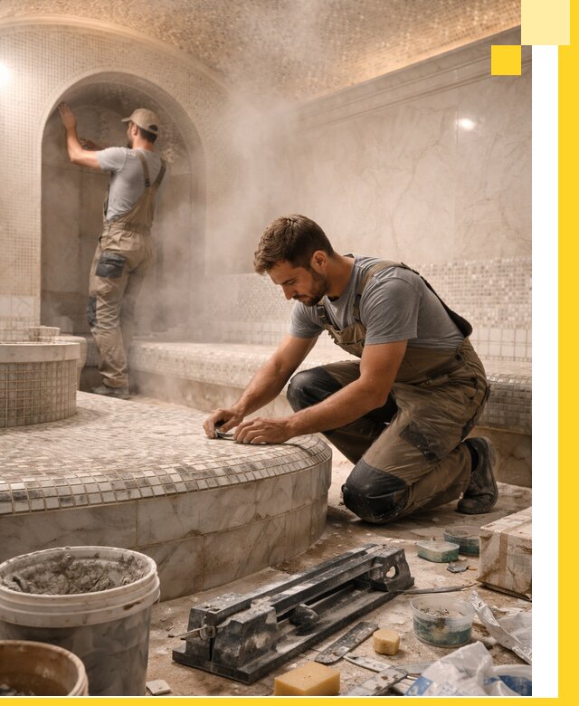 Профессиональный дизайн хамама и SPA под ключ в Моршанске