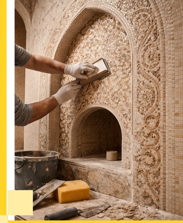 Мозаика для хамама в Моршанске под ключ от 5193 р. | ЭриданМрш