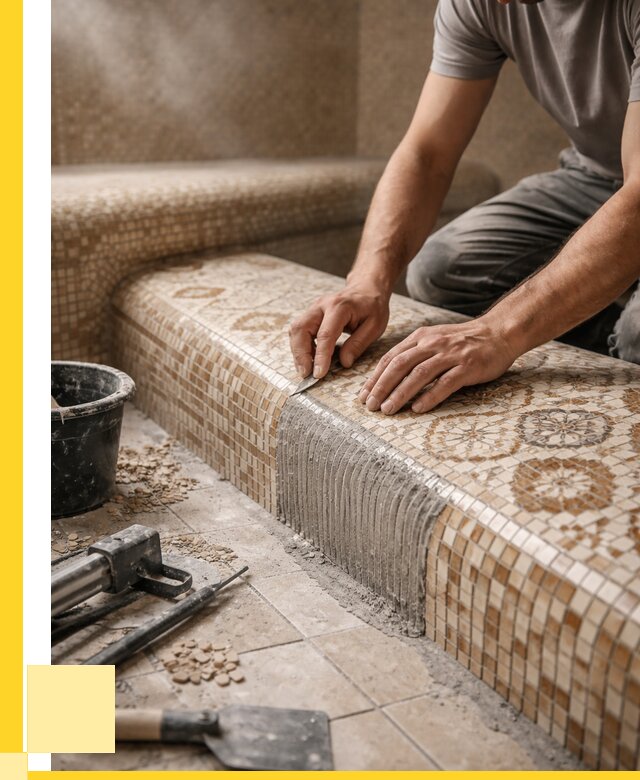 Плитка для хамама под ключ в Моршанске от 3635 р. | ЭриданМрш